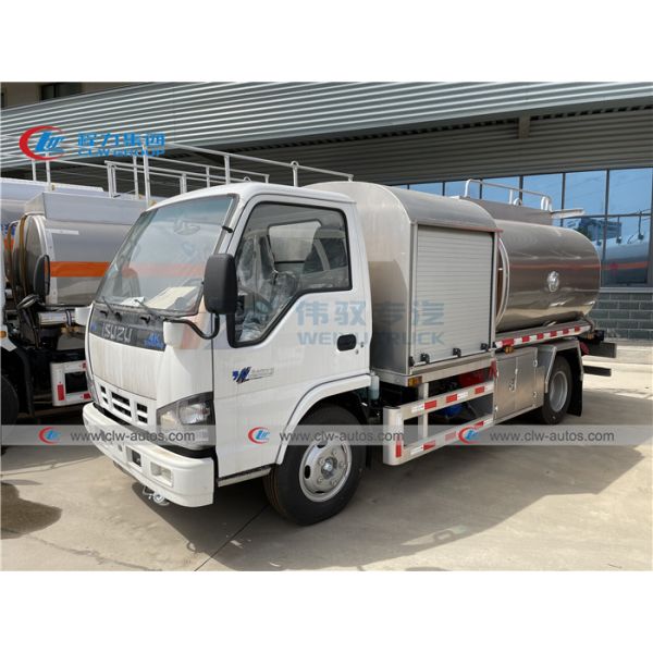 ISUZU 6 Wheels Aluminum Alloy JET A1 Fuel Aviation Refueling Truck