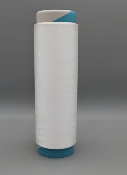 Hilo FDY de poliéster reciclado certificado GRS 150D 72F Hueco