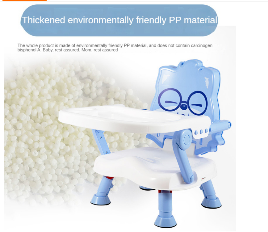 Baby Eating High Chair Modern Portable Baby Dining Chair for Learning and Dining