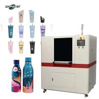Impresora UV rotativa Máquina de impresión de cilindros Impresora digital de inyección de tinta para botellas de plástico Botella térmica de acero inoxidable