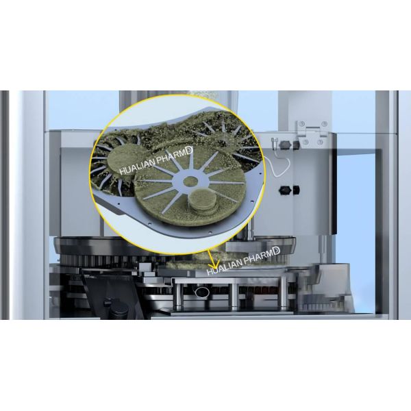 GZPK 720 -Rotary Tablet Pill Press Machine For Chemical Electronic Industries 5500kg for high capacity tablet production