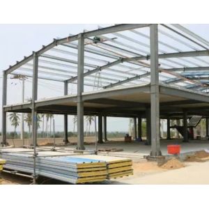 Fast Construction Structural Steel Building for Car Repair Workshop