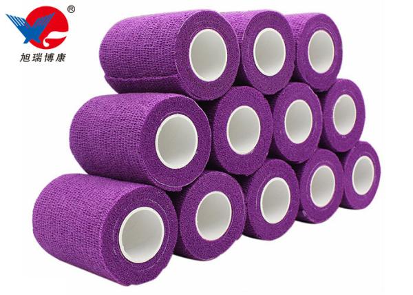 Waterproof Self Adherent Bandage Wrap Porous Ventilated For Sports / Veterinary Area