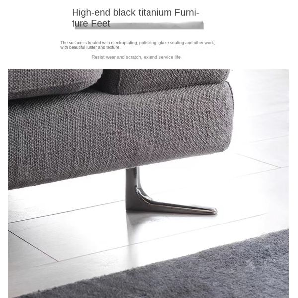 Newly Designed Metal Furniture Cabinet Bed Luxury Style Diagonal Tube Sofa Furniture Legs Round Tapered Sofa Legs