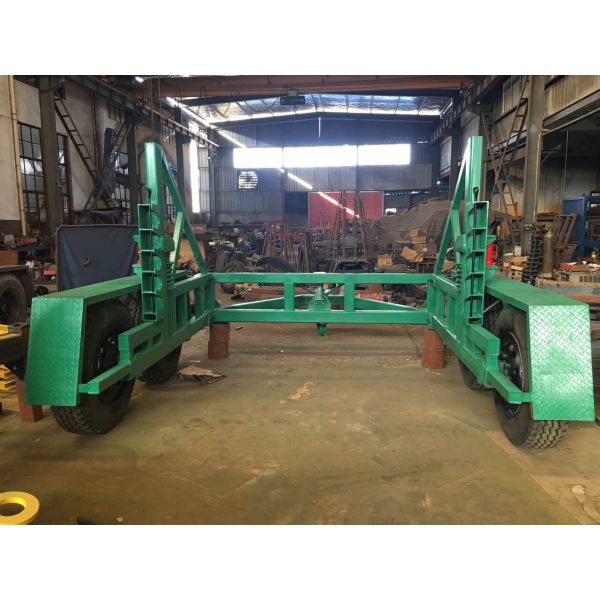 Cable Push Pull Tools 10 Ton Cable Vehicle Drum Trailer , Cable Reel Trailer