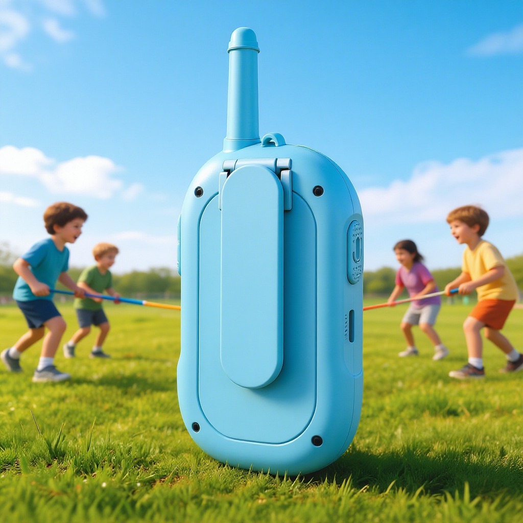 Handheld Kids Walkie Talkie Easy Operation One Key Call Age 3-12 Children Wireless Custom Packaging