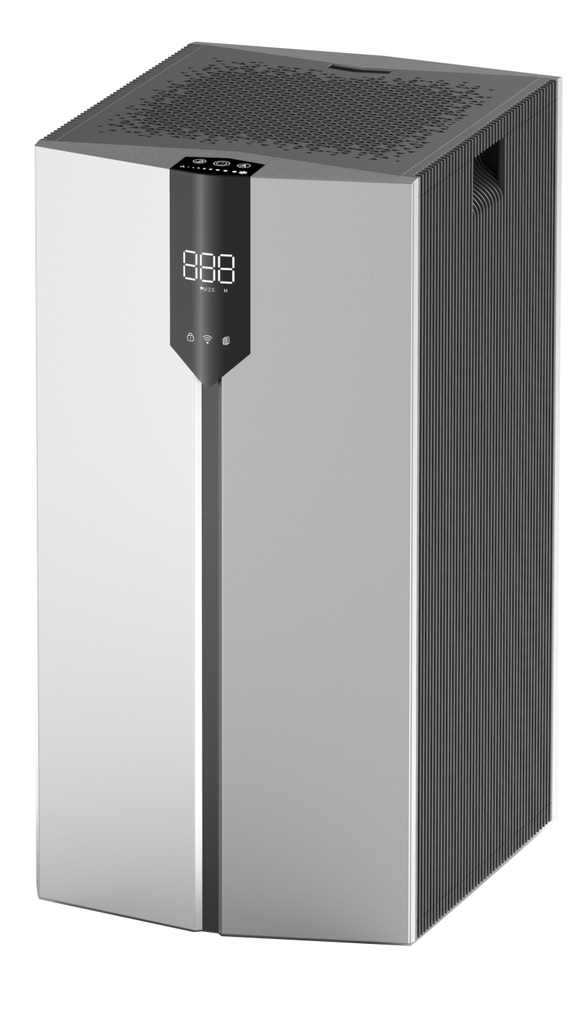 Healthlead умное настольное H13 фильтрует очиститель воздуха панели цифров для домашнего EPI980