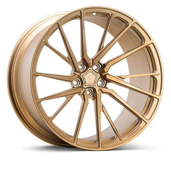 Deep Dish Staggered Directional Spokes Forged Car Wheels 20 Inch 22 Inch
