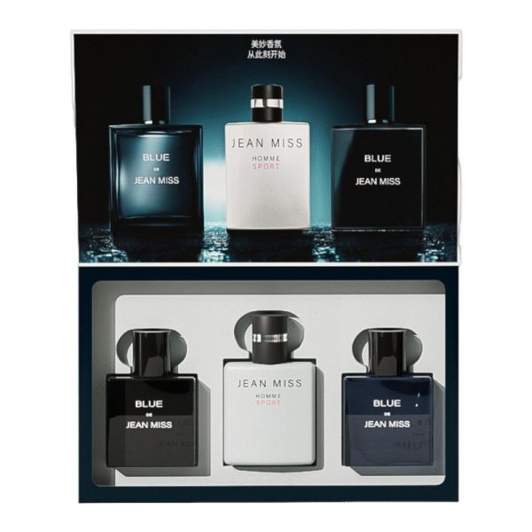 30mL Spray Men's Perfume Gift Box 3-Piece Durable Eau de Toilette by Azure Men's Scent