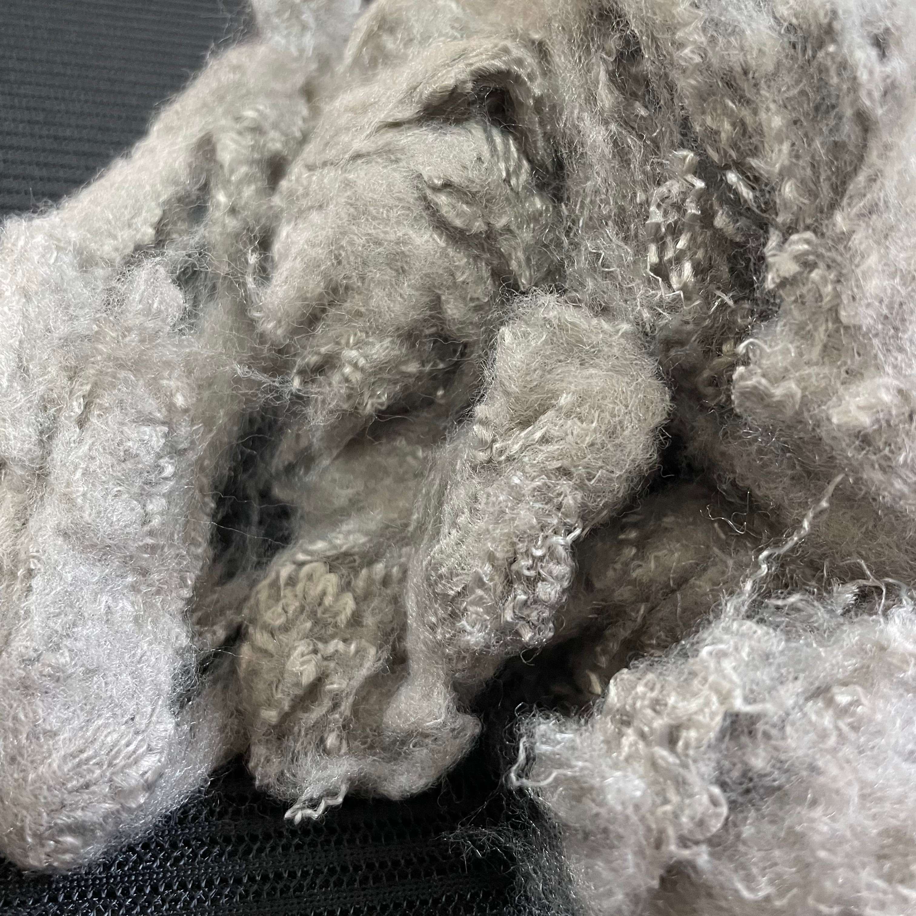 4D*51MM Grey 4080 Low Melting Bicomponent Fiber Thermal Bonding Grey ES Fiber for Nonwoven, Filter & Hard Wadding