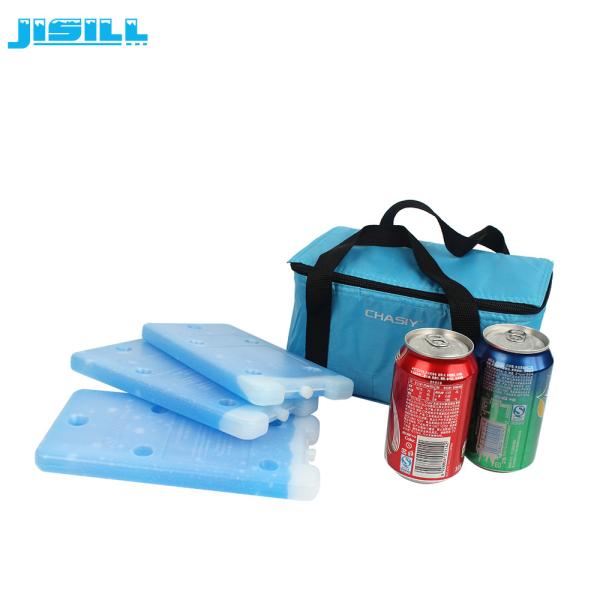Bloco de gelo frio refrigerando plástico duro da placa Eutectic do gel do HDPE por atacado de 22*11*1.8 CM para o alimento