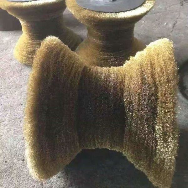 Плоское колодец в форме медного проволоки колесо для шлифовки, удаления ржавчины и полировки