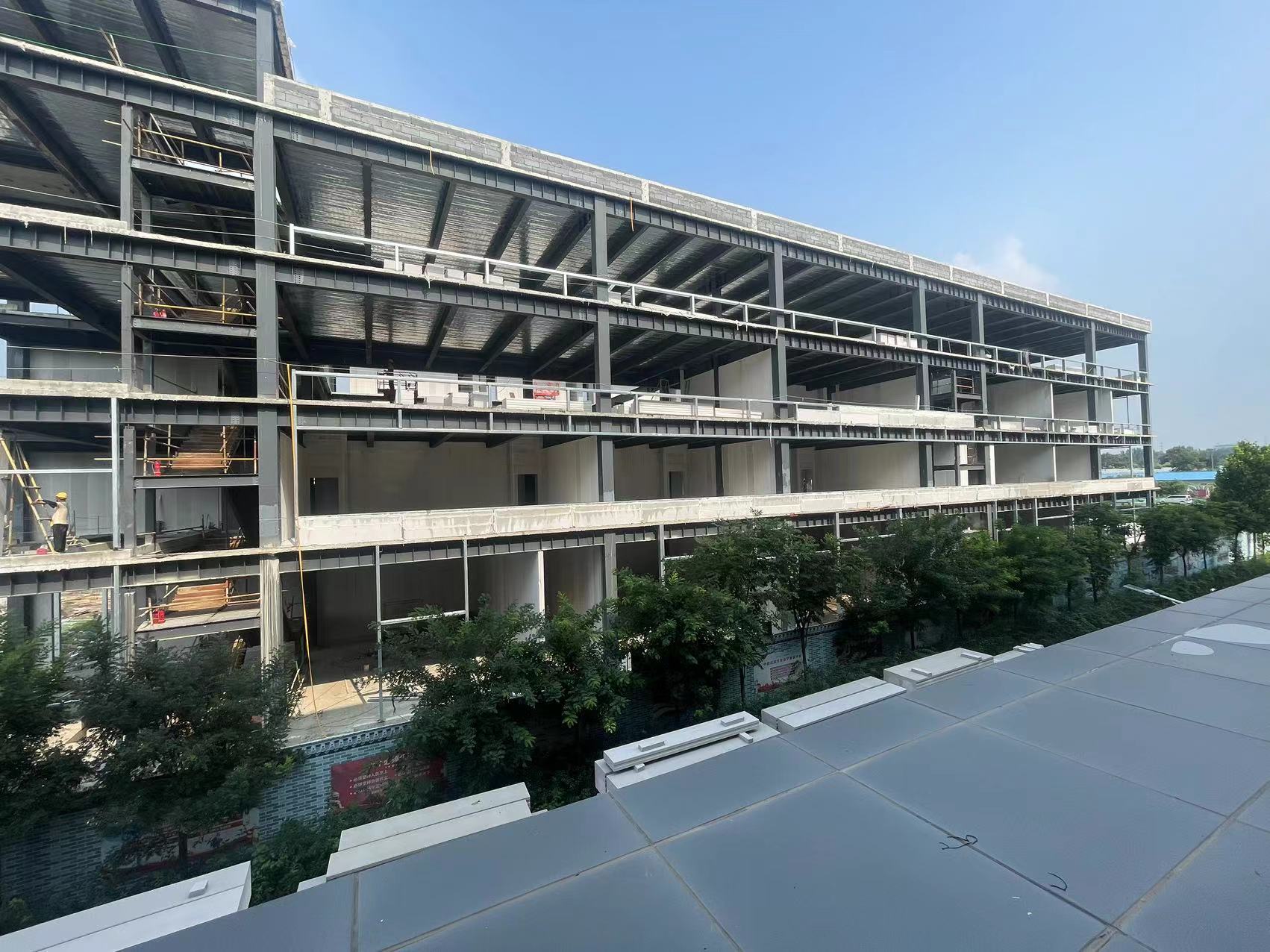 Fireproof Eco-friendly Heavy Duty Steel Frame Building with Customization Available for 5G Science Innovation