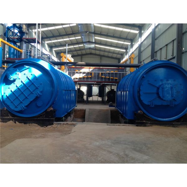 10ton 10T usados cansan el reciclaje del neumático de la basura de la máquina a la planta de gasolina y aceite de la pirolisis