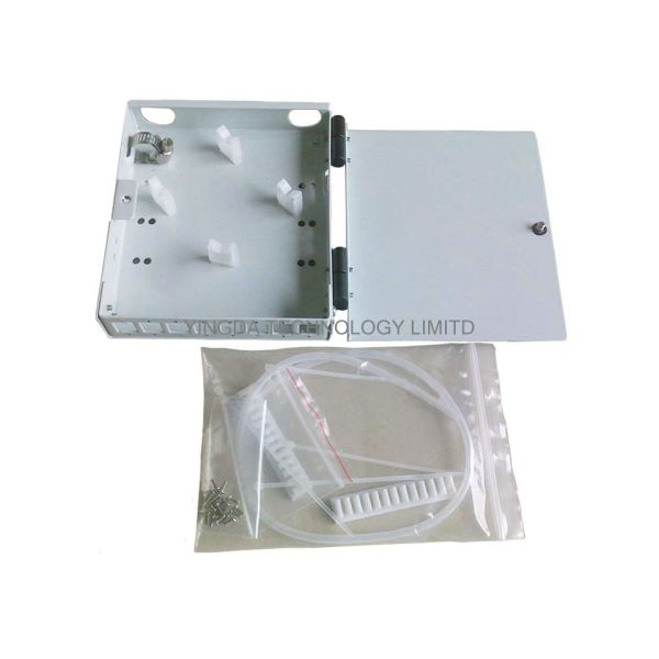 Распределительная коробка кабеля оптического волокна переходники ST SC 8 сердечников, коробка соединения волокна волокон PON холоднокатаной стали 8