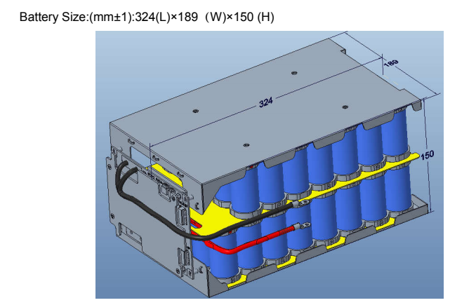 блок батарей лития LiFePO4 48V 30Ah портативный для туристов мастеров