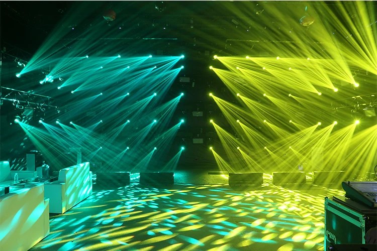 Светодиодный движущийся головой ZOOM и вращение 19pcs 15W 4-в-1 Beeye Beam Stage Light