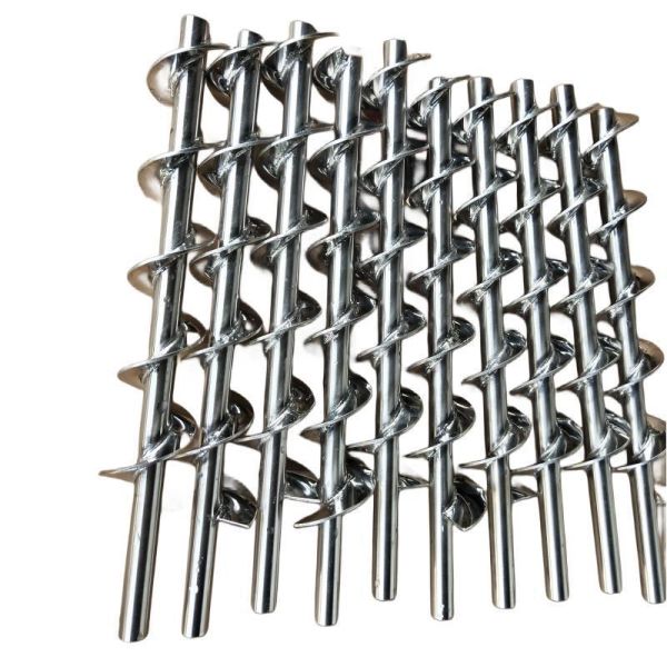 High Precision Food Grade Stainless Steel Auger Screw with Customizable Screw Flights
