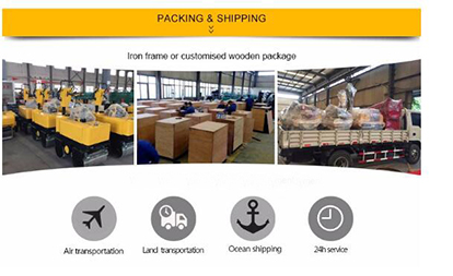 Double Drum Vibratory Road Roller 3 Ton Mount Type Road Roller