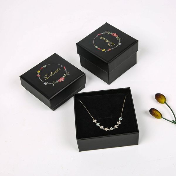 Exquisite Rectangle Large Velvet Gift Box , Blue Velvet Jewelry Box