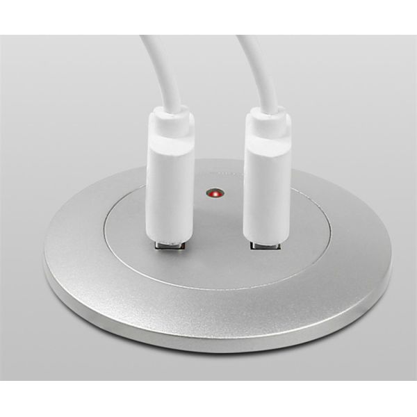 1 Ports Embedded Circular USB Type-C Socket for Charging Household Appliances 58*31MM