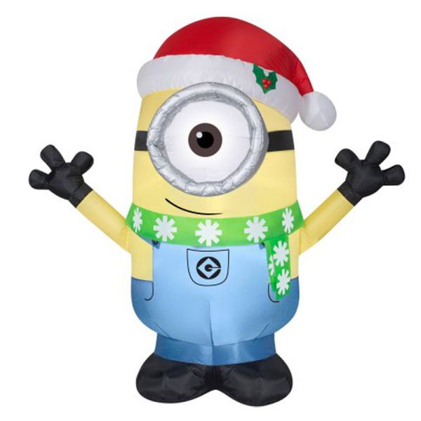 Factory Customized Christmas Holiday Yard Decoration Inflatable Minion Display
