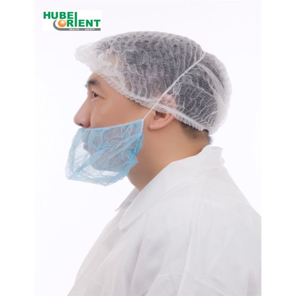 Дихательный одноразовый нетканый покрыток для бороды с односторонней эластичностью для парикмахерской