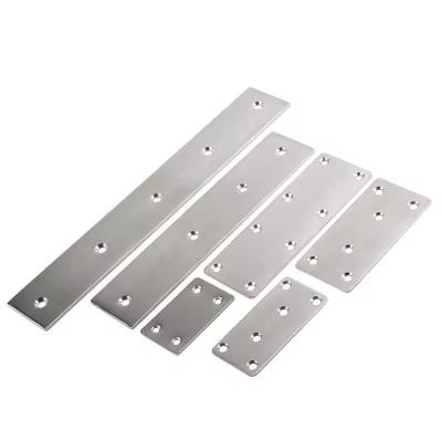 Stamping Metal Bed Frame Support Parts Stainless Steel Iron Straight Piece Bracket