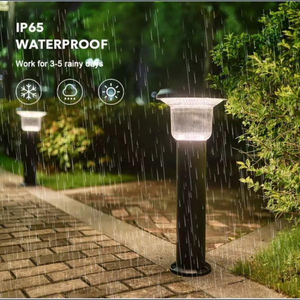 Super Bright Solar Lawn Lights - Auto On/Off Waterproof Outdoor LED Garden Path Decor Lights