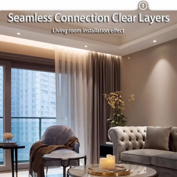 IP65 водонепроницаемая светодиодная световая лента 24V для декорации стены в гостиной