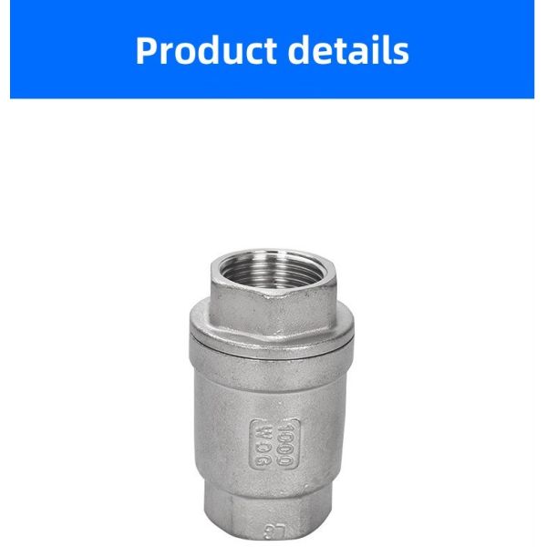 Канал прямой через тип прямой подачи 304/316 нержавеющей стали вертикальный контрольный клапан