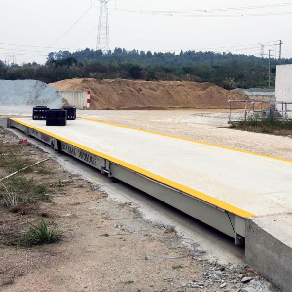 60 Tons Commercial Truck Scales ZEMIC Load Cells Computerised Digital Pitless Weighbridge
