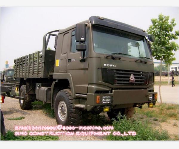 371HP SINOTRUK HOWO Truck 6x6 Cargo Truck Manual Transmission 31 - 40t Capacity