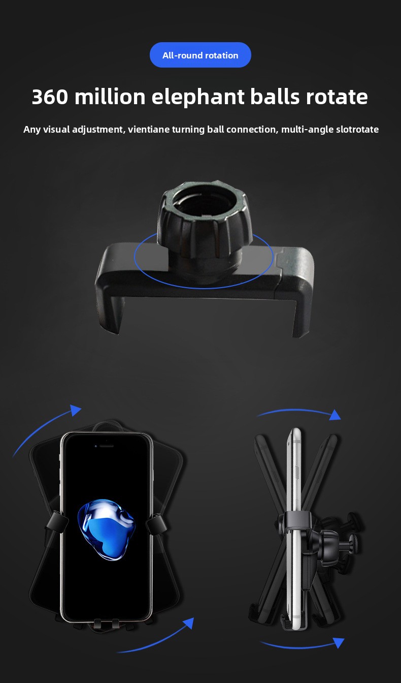 For Universal ABS Car Navigation Holder with Air Vent Gravity Phone Mount Accessory for Lexus Vehicles