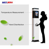 Caminhada do monitor de Android de 8 polegadas através do varredor da temperatura com Sanitizer da mão