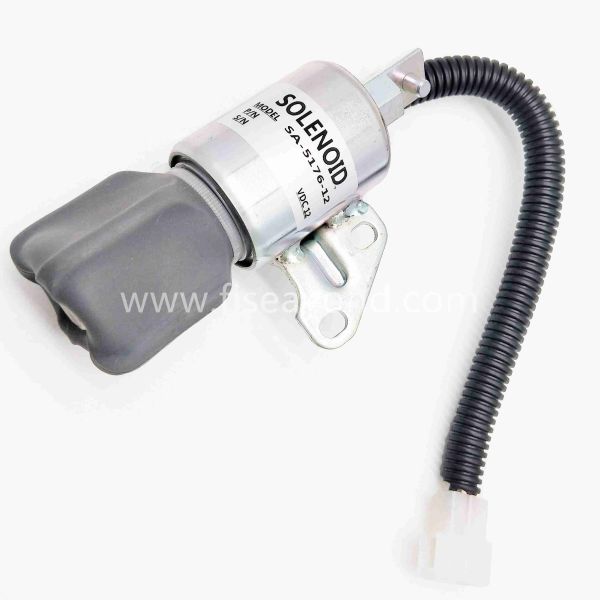 Generator 12V Diesel Engine Fuel Stop Solenoid Valve SA-5176-12