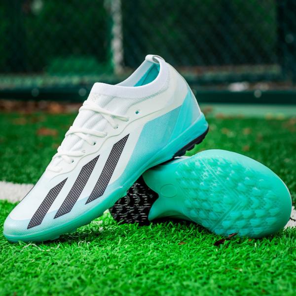 Wholesale Low-Top Football Shoes For Boys AG Long Spikes World Cup TF Broken Spikes Grass Competition Training Shoes