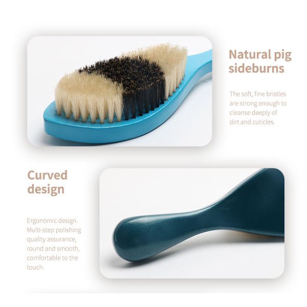 Частный маркированный борщ для волос с средней твердостью с кривой щеткой