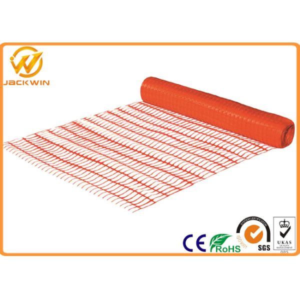 HDPE Plastic Construction Site / Swimming Pool Safety Fence Light Weigh Flexible