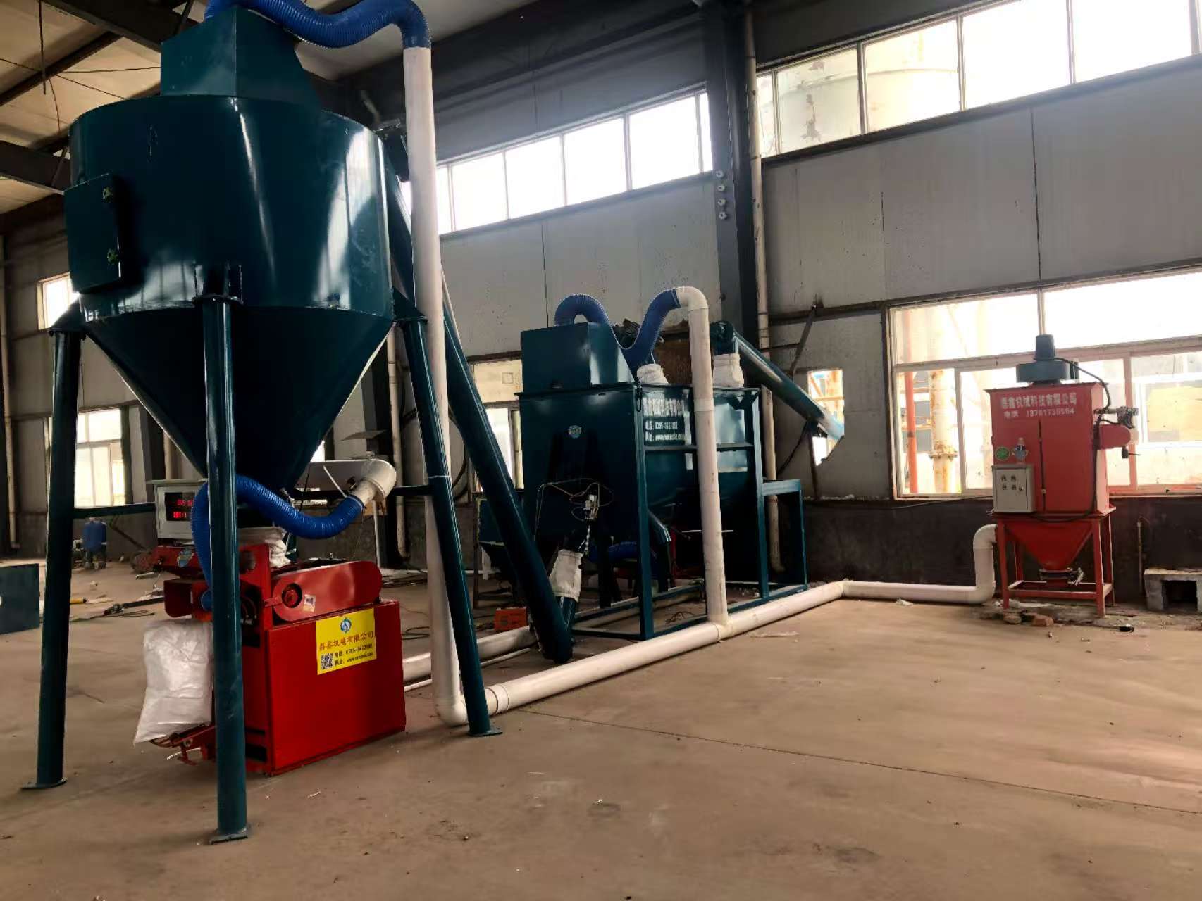 Simple Type Dry Powder Mortar Mixing Machine Production Line for Dry Mortar Devices