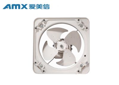 White Square Exhaust Fan , Square Exhaust Fan 1400-3300 R/Min Speed