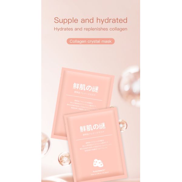 Marque privée Coréenne Bio Collagène profond Cristal gelée Belleur claire Masque pour le visage en Corée Masques pour le visage Soins de la peau