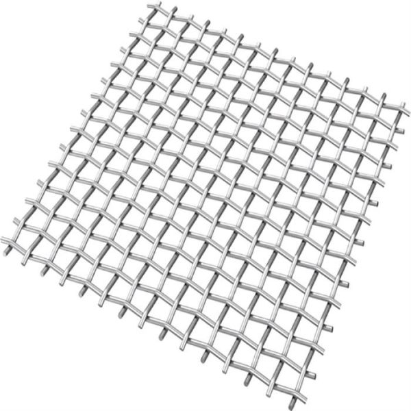 ISO9001 Certified Galvanized Crimped Wire Mesh with Square Hole for Corrosion Resistant Security Fencing