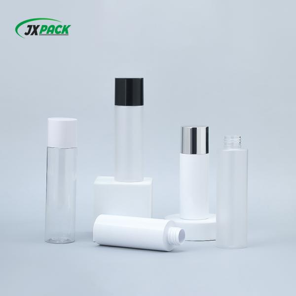 Customized cosmetic bottle packaging, PET plastic facial toner bottle