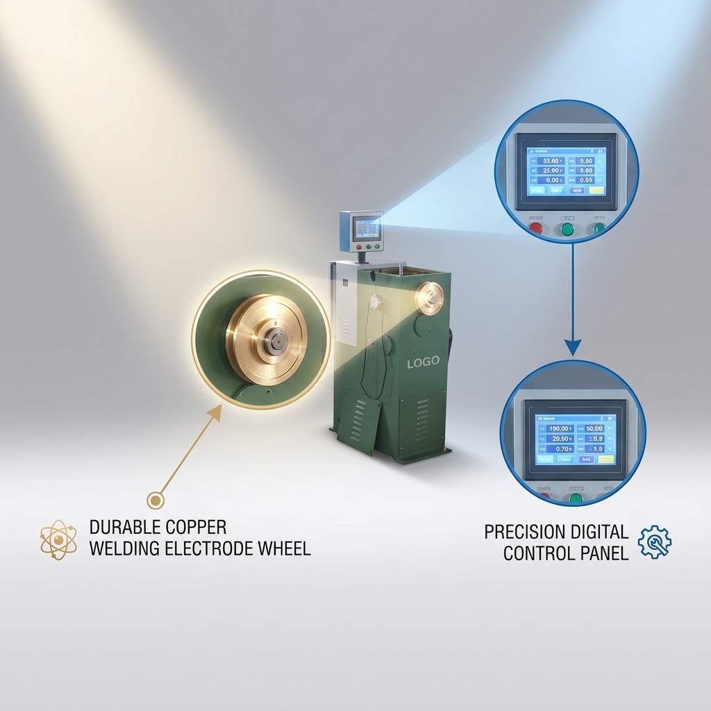 Transformer Oil Tank Welding Machine Copper Electrode Wheel Seam Welder