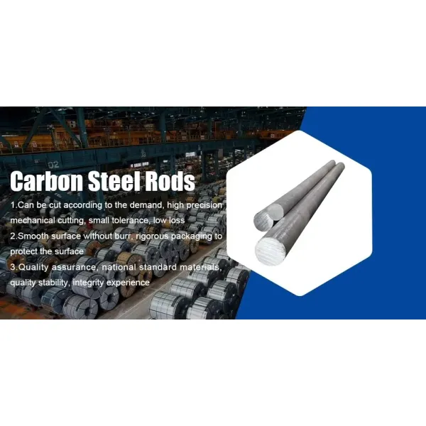 Barras de acero redondas Q235D Q275 Q275B Q275C, varilla de acero al carbono, barra de acero estructural