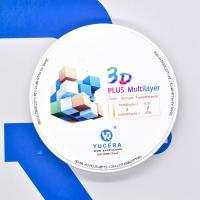 3D Plus Multilayer Zirconia Cad Cam Blocks For Dental Milling Machine