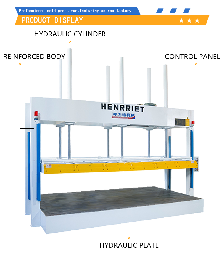 380V / 50Hz Cold Pressing Machine Hydraulic Cold Press Equipment With 4000*2000mm Work Plate