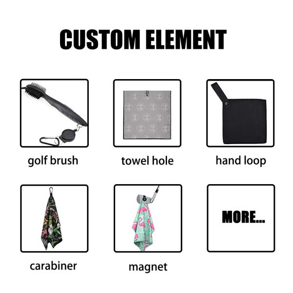 Логотип фитнеса полотенца гольфа Microfiber вафли охлаждая подгонянный полотенцем с сумкой OPP