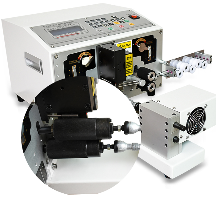Factory Automatic Wire Strip Cut Twisting Tinning Machine with Touch LCD Screen and Adjustable Wire Straightening Mechanism